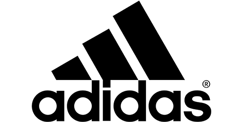 Adidas logo in black