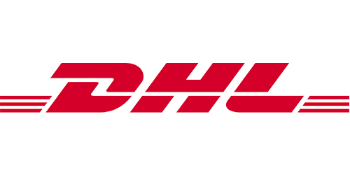 DHL logo in red