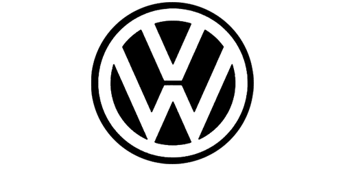 Volkswagen logo in black