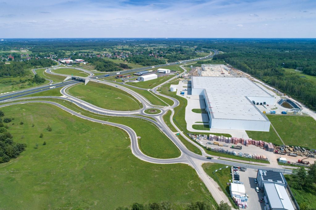 Warsaw Logistics Centre 2, located on one of the main tributary roads leaving the Polish capital