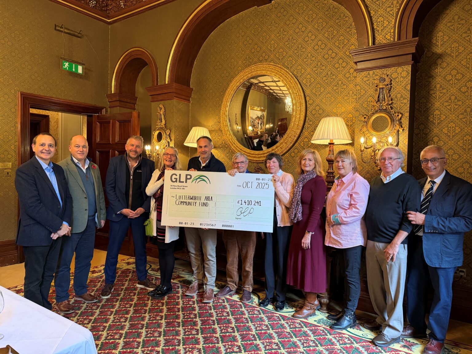 Glp Developments GLP celebrates the legacy of the Lutterworth Community Fund and latest ...