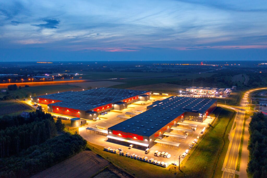 Rzeszów Logistics Centre night