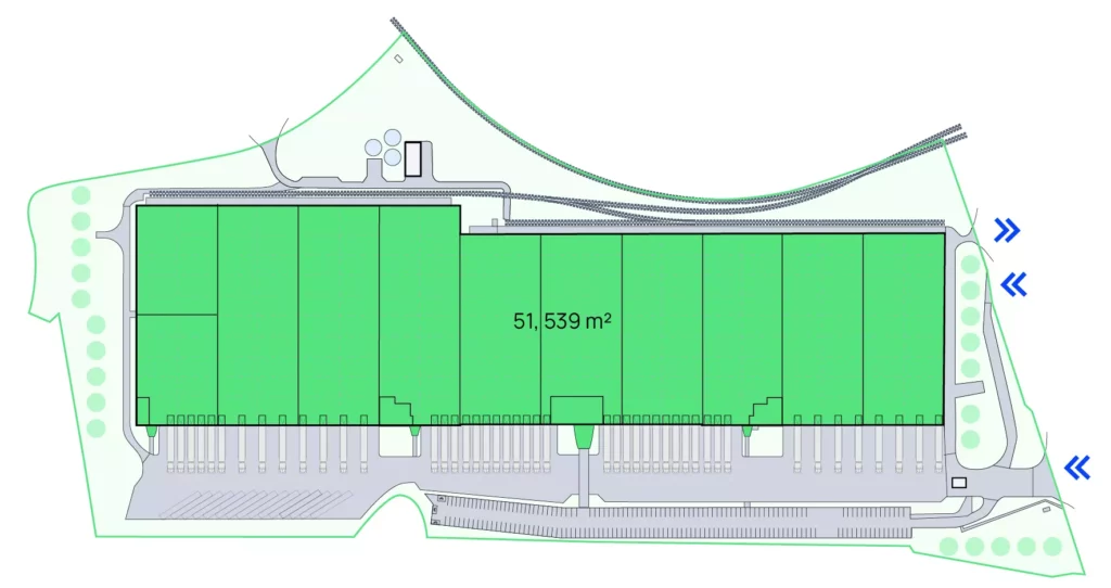 Marq Logistics Orléans 10 site plan